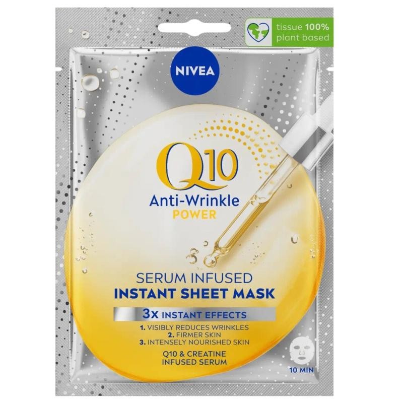 Nivea maschera in tessuto rassodante q10 power firming