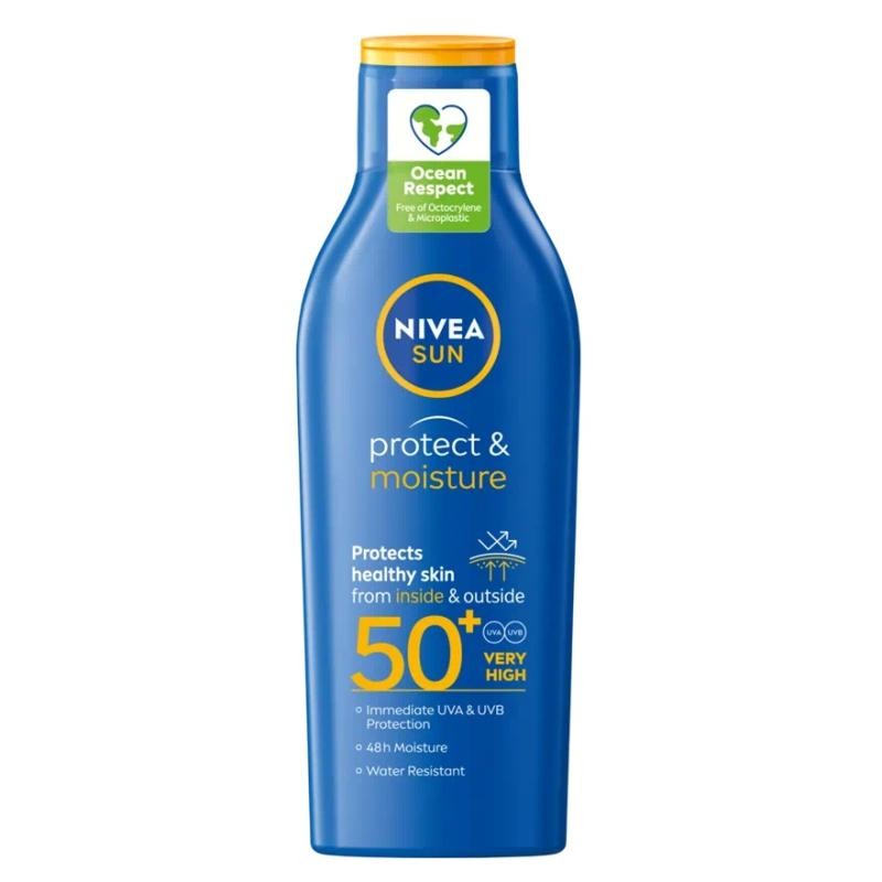 Nivea sun protect & moisture crema solare idratante spf50 200 ml