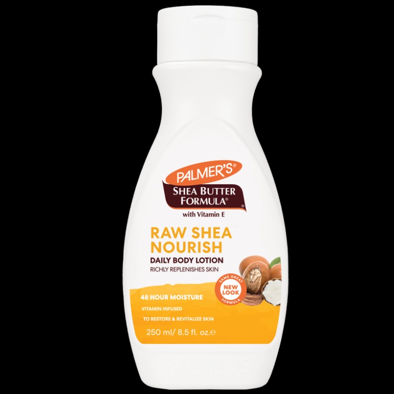 Palmer's shea formula raw shea body lotion, lozione corpo con burro di karité 250 ml