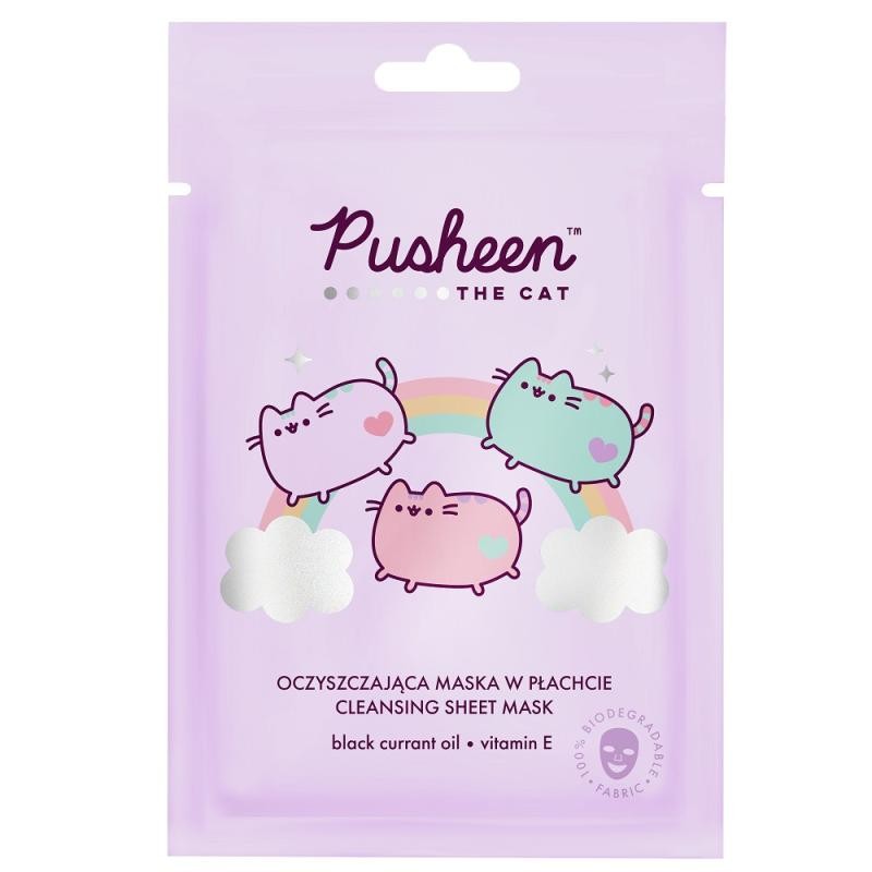 Pusheen maschera viso idratante con olio di semi di ribes 17 g