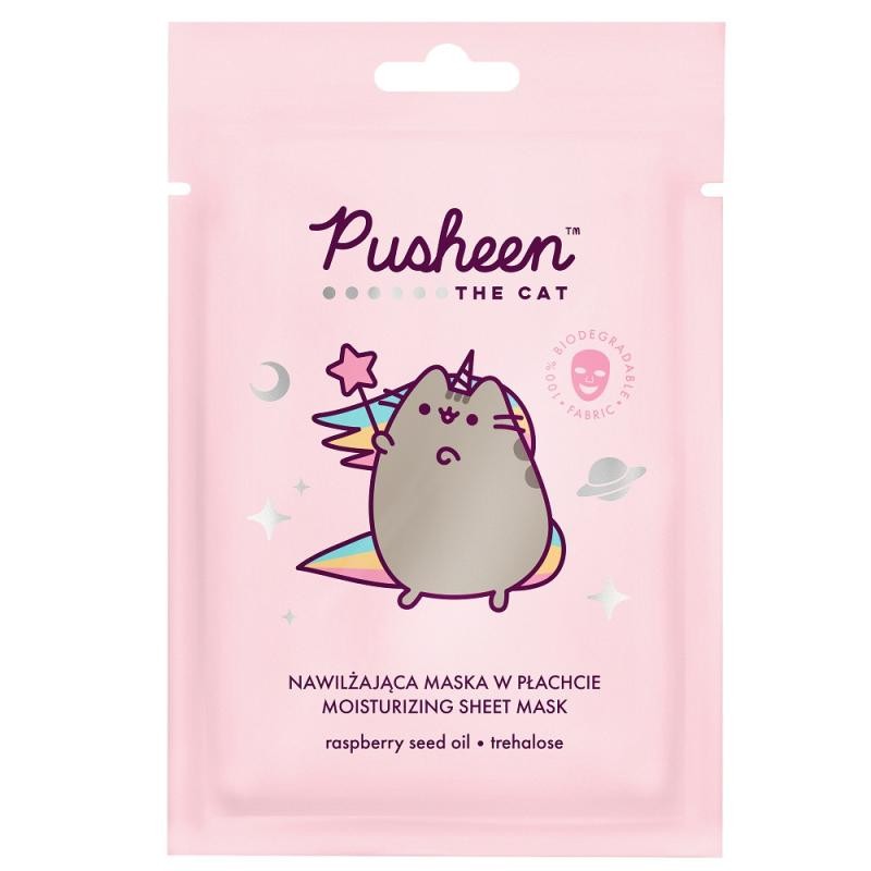 Pusheen maschera viso idratante con olio di semi di lampone 17 g