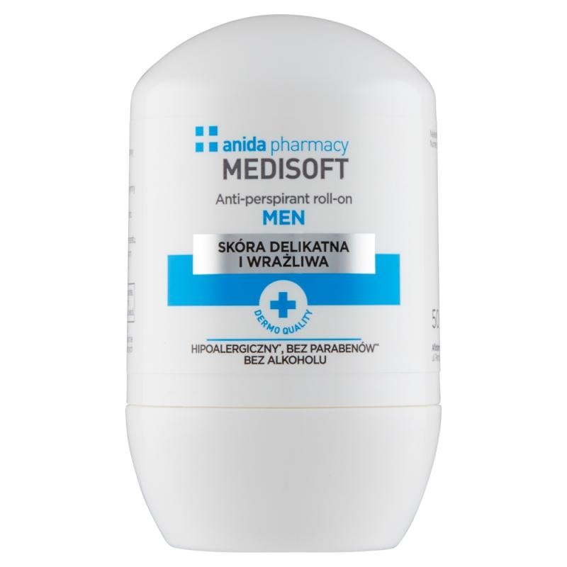 Anida medisoft men roll-on antitraspirante roll-on per uomo 50 ml