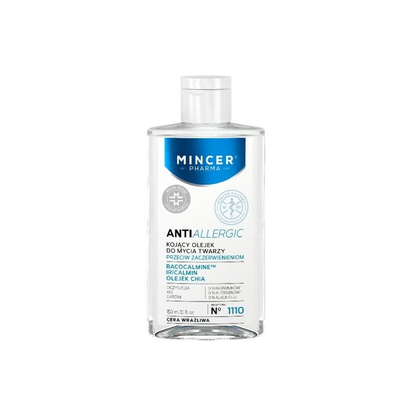 Mincer pharma olio detergente viso antiallergico lenitivo anti-rossore n. 1110 150 ml