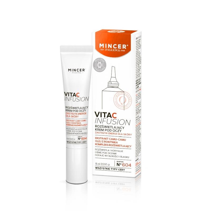 Mincer pharma crema contorno occhi illuminante vita c infusion n. 604 15 ml