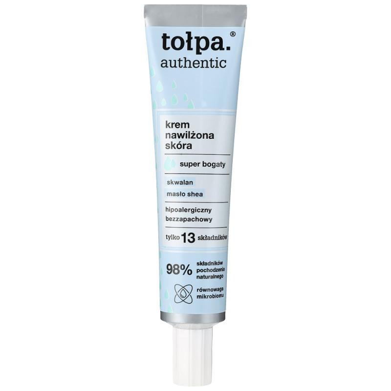 Tołpa crema idratante ricca autentica squalano, burro di karité 40 ml