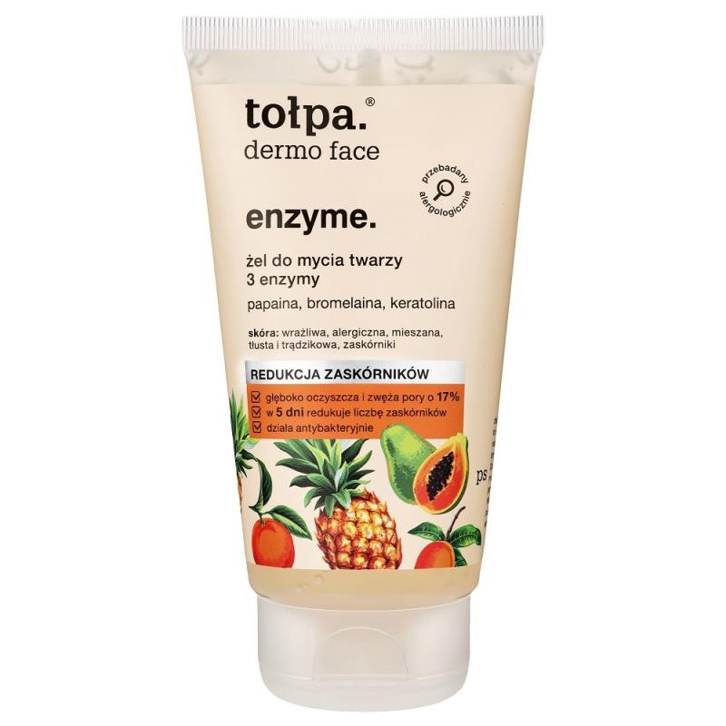 Tołpa gel detergente viso dermo face enzyme 3 enzymes 150 ml