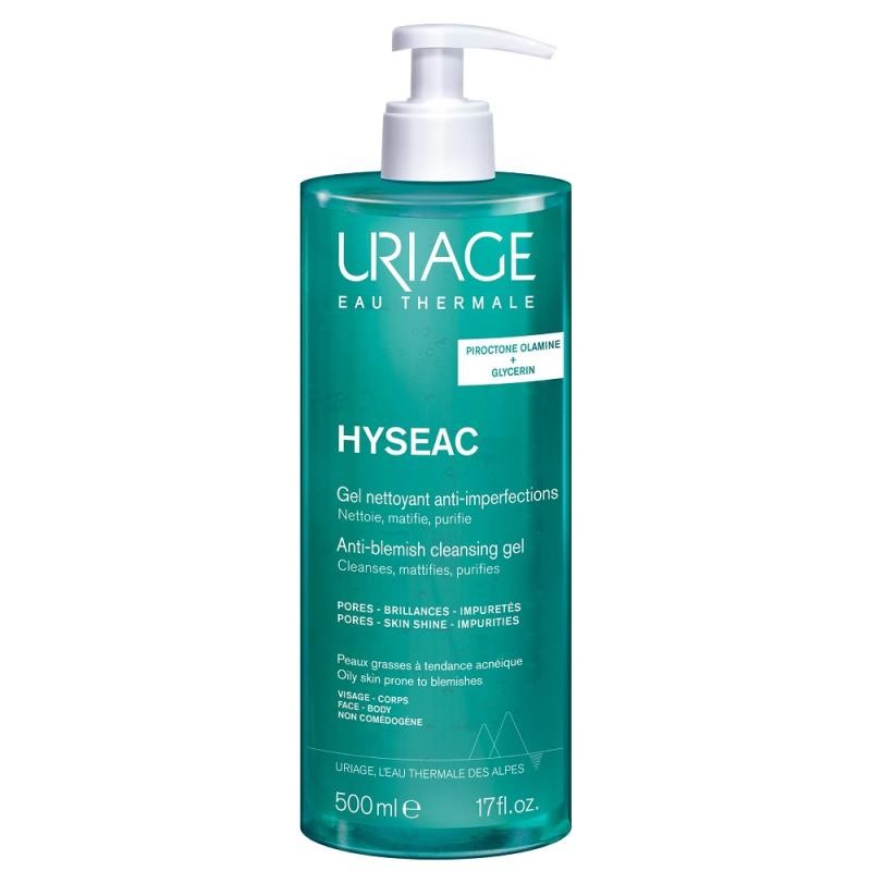Uriage hyseac gel detergente anti-imperfezioni 500ml