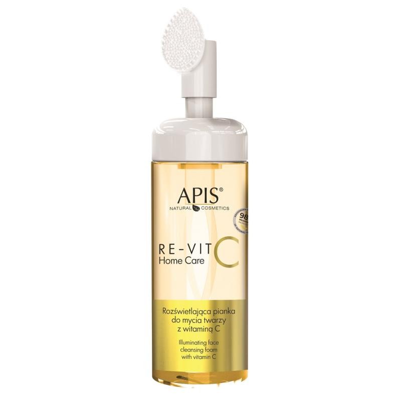 Apis re-vit c home care schiuma viso illuminante con vitamina c 150 ml