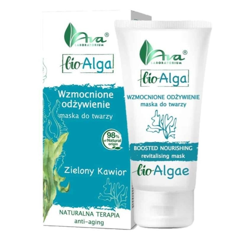 Ava laboratorium maschera viso bio alga 2 cremosa nutriente 50ml