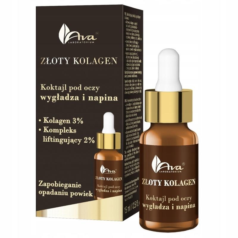 Ava laboratorium cocktail occhi al collagene dorato 15 ml