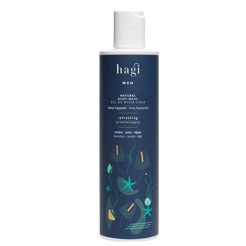 Hagi men ahoy captain gel detergente naturale per uomo 300 ml