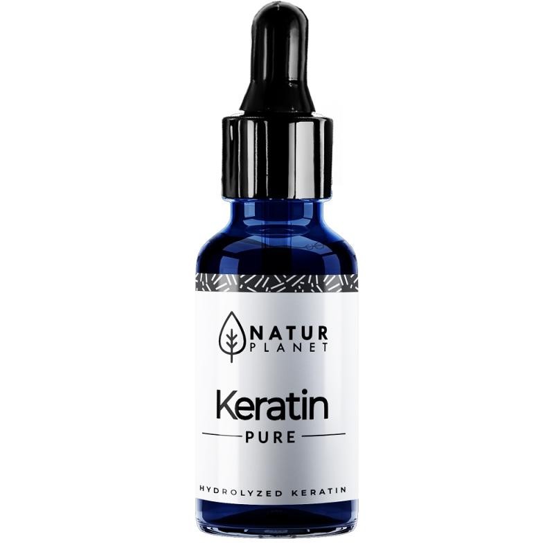 Natur planet keratin-pure cheratina idrolizzata per capelli e unghie 30 ml