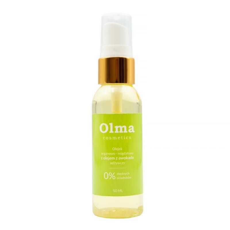 Olma cosmetics olio nutriente di argan e mandorle con olio di avocado 50 ml