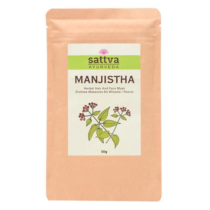 Sattva ayurveda manjista powder erbe coloranti in polvere 50g