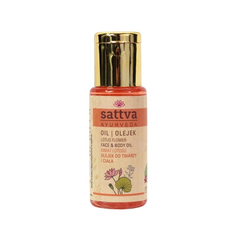 Sattva olio viso e corpo olio viso e corpo fiore di loto 50ml