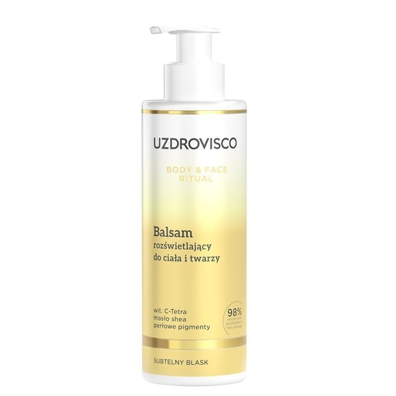 Uzdrovisco balsamo illuminante rituale corpo e viso 200ml