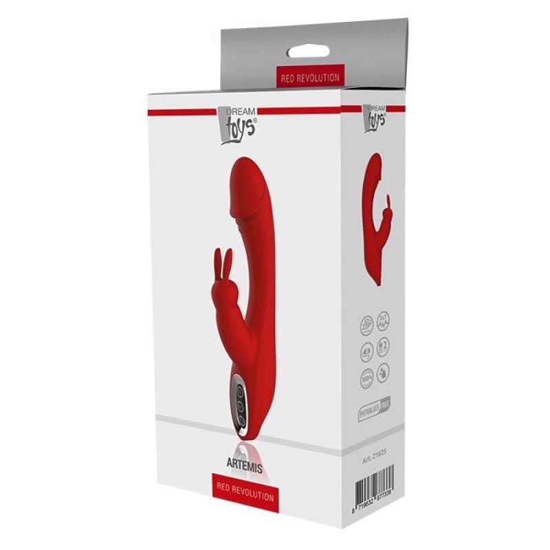 Dream toys vibratore multifunzione red revolution artemis