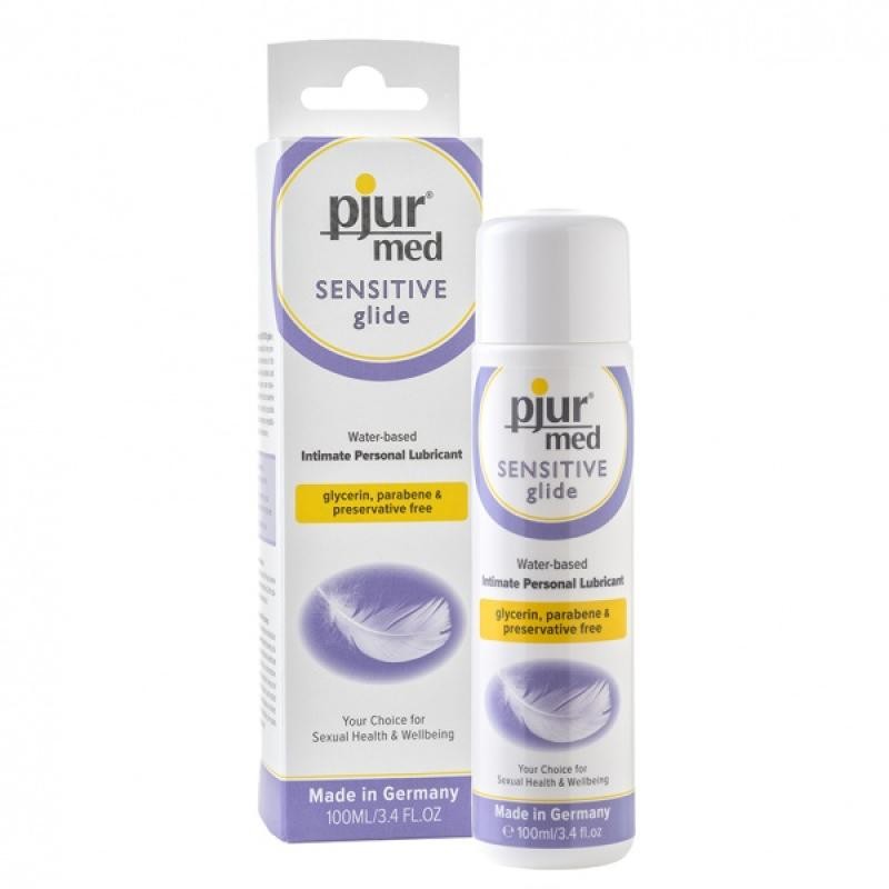 Pjur lubrificante delicato a base d'acqua med sensitive glide 100 ml