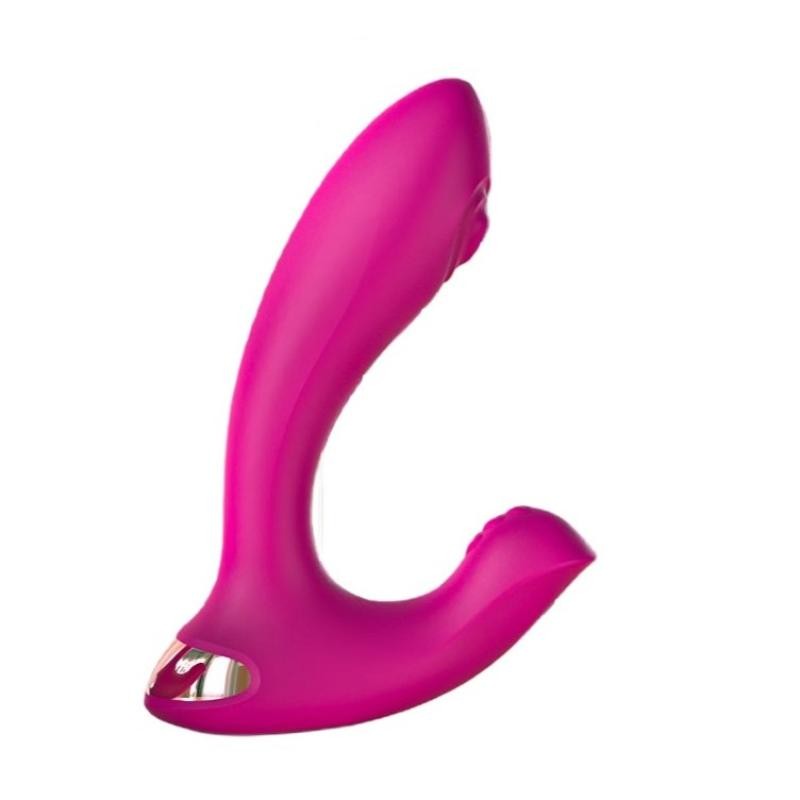 S-hande vibratore a cuore viola