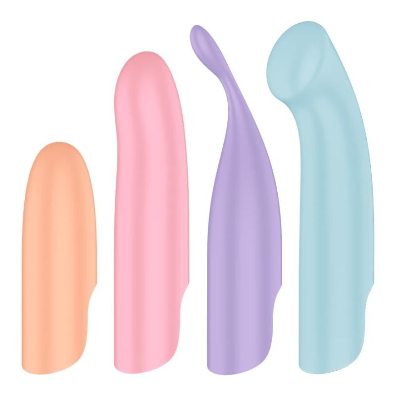 Satisfyer vibratore playful four con accessori intercambiabili