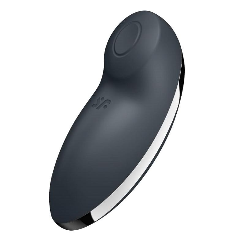 Satisfyer stimolatore clitorideo tap & climax 2 pressure grigio