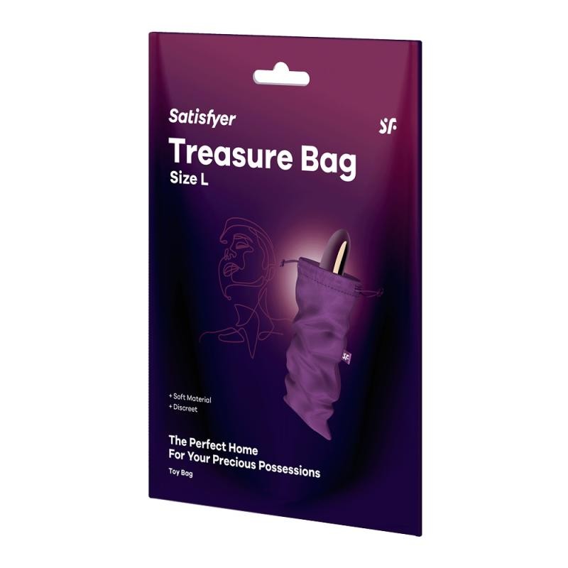 Satisfyer borsa portaoggetti treasure bag l viola