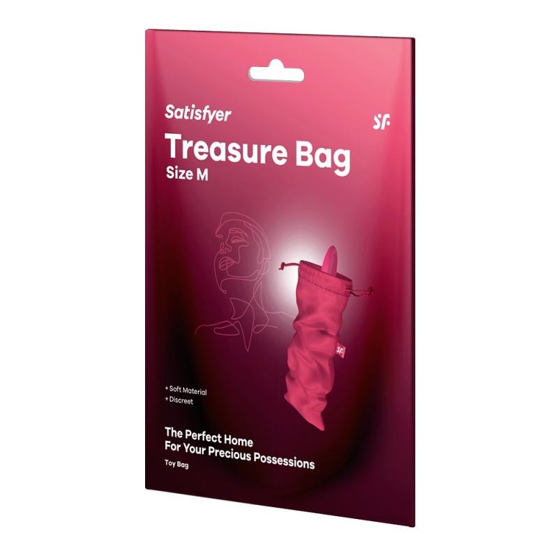 Satisfyer borsa portaoggetti treasure bag m rosa