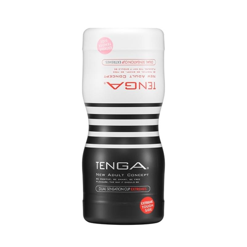 Tenga masturbatore monouso dual sensation cup con due fori estremi