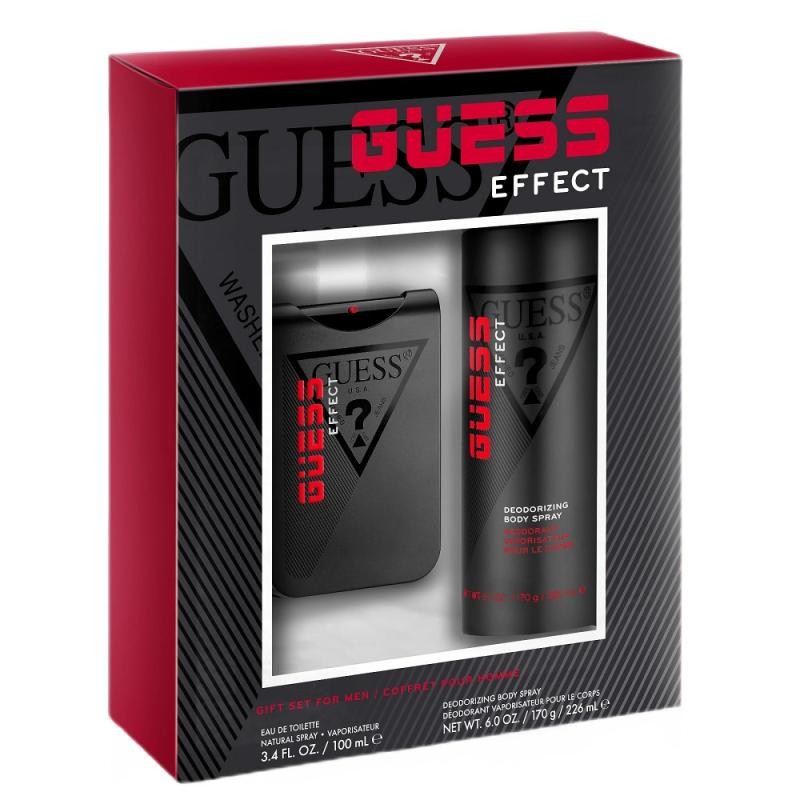 Set guess spray eau de toilette effect men 100ml + spray deo 226ml