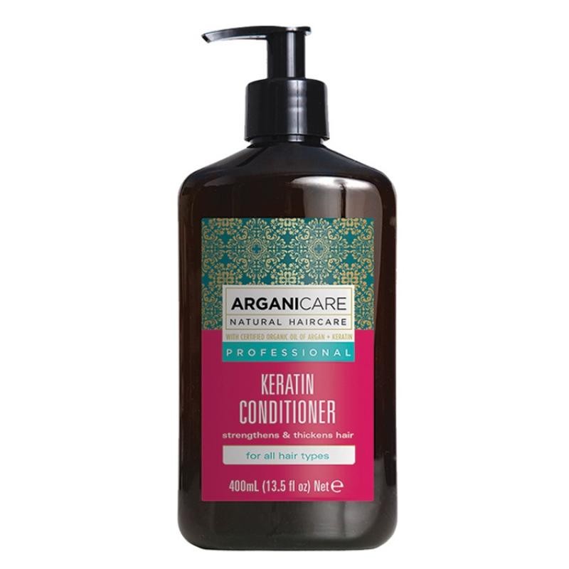 Arganicare keratin conditioner balsamo naturale per capelli con cheratina 400 ml