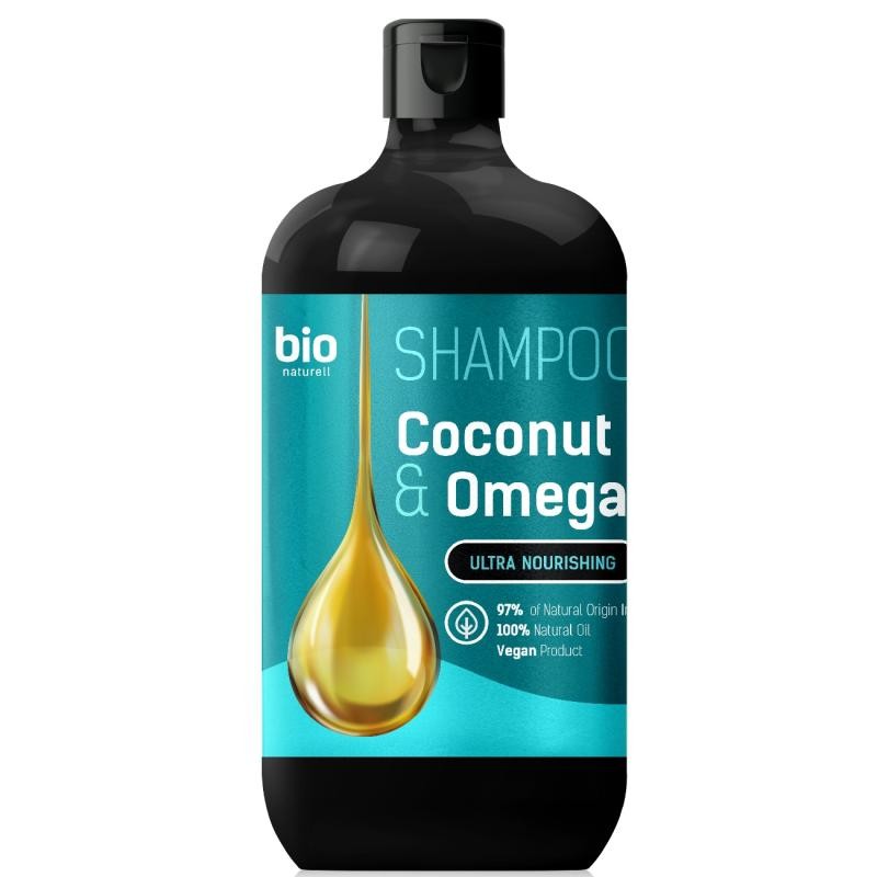 Bio naturell shampoo ultra nutriente all'olio di cocco e omega 946 ml