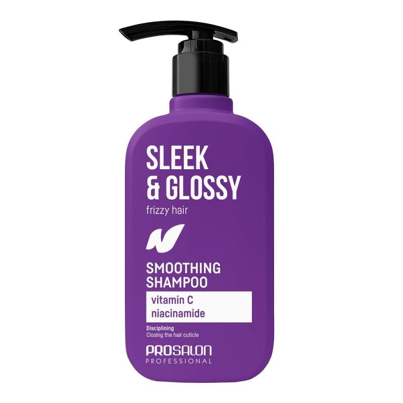 Chantal shampoo lisciante per capelli prosalon sleek & glossy 375 ml