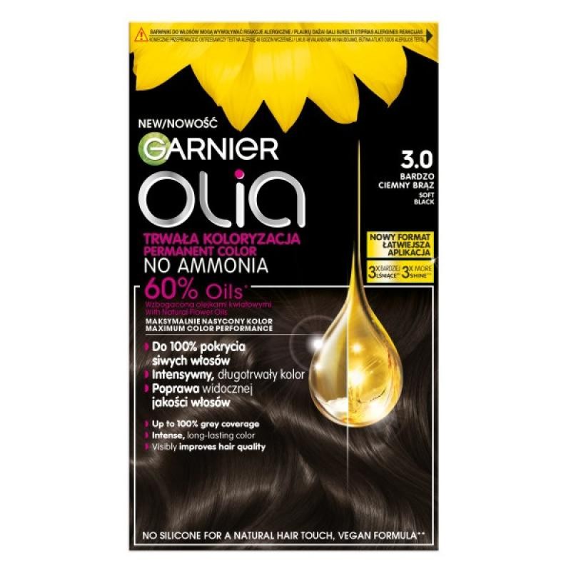 Garnier tinta per capelli olia 3.0 nero morbido