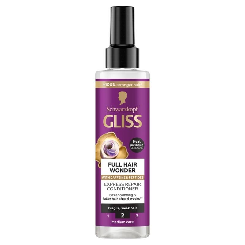 Gliss balsamo per capelli full hair wonder 2 medium care 200 ml