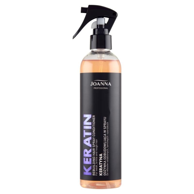 Joanna professional balsamo spray ricostruttivo alla cheratina per capelli indeboliti con spray alla cheratina 300 ml
