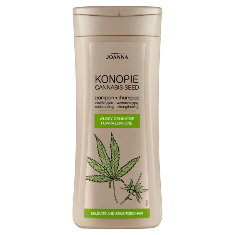 Joanna shampoo idratante e rinforzante konopie per capelli delicati e sensibilizzati 200 ml
