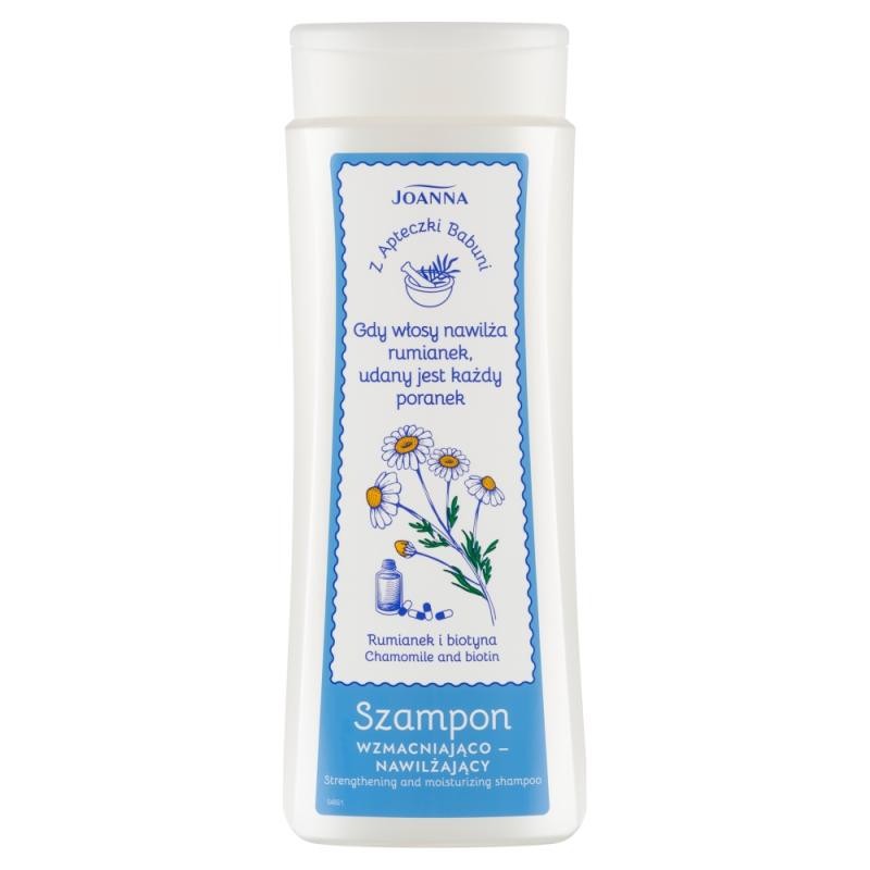 Joanna z apteczki babuni shampoo rinforzante idratante camomilla e biotina 300ml