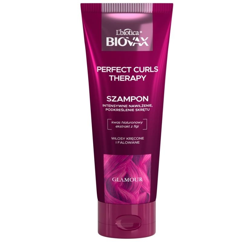 L'biotica shampoo biovax glamour perfect curls therapy per capelli ricci e mossi 200 ml