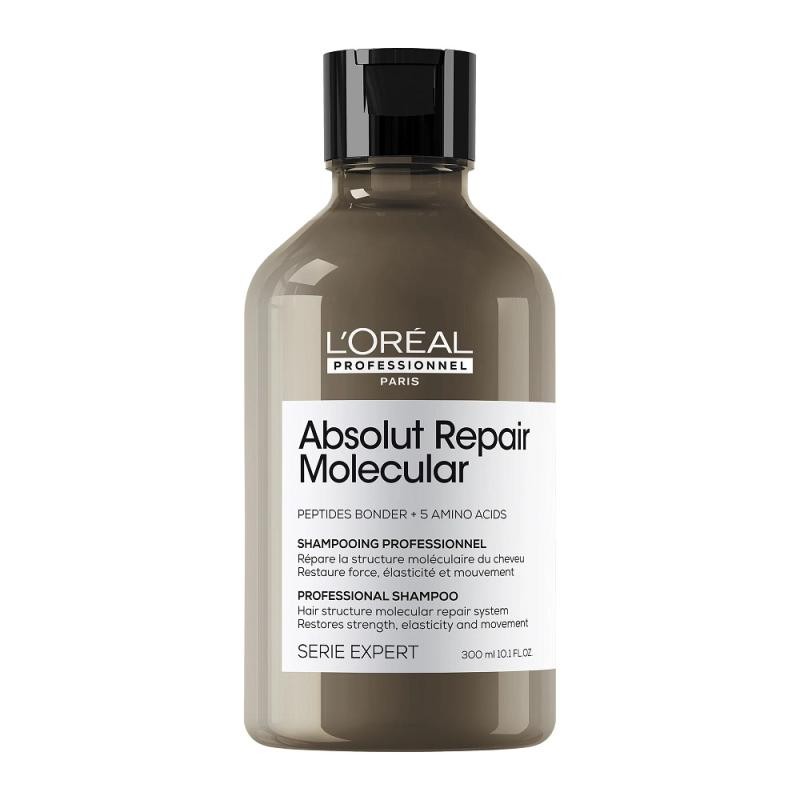L'oreal professionnel absolut repair shampoo molecolare rinforzante per la struttura dei capelli 300 ml