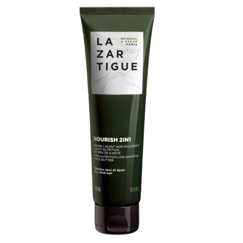 Lazartigue balsamo detergente nutriente estremo nourish 2 in 1 con shampoo al burro di karité 150 ml