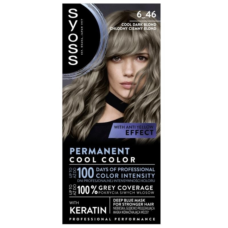 Syoss tinta per capelli permanente cool color 6-46 biondo scuro freddo