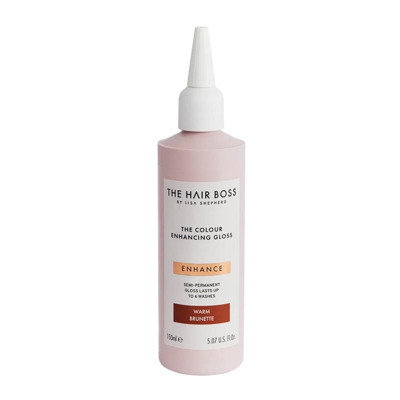 The hair boss di lisa shepherd gloss esaltatore di colore castano caldo 150 ml