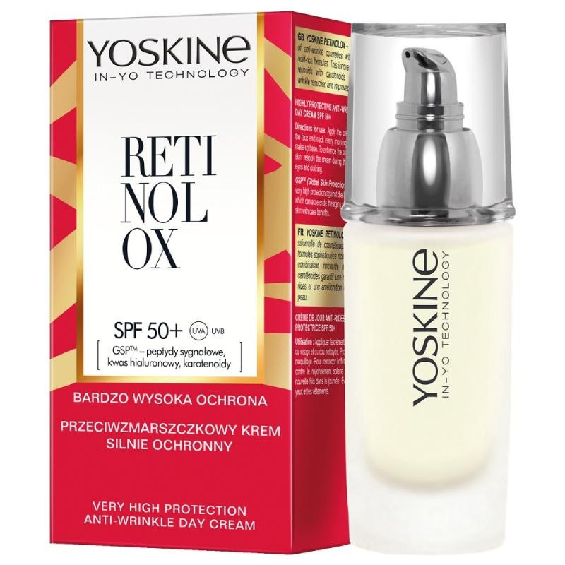 Yoskine crema viso al retinolox spf50+ 30 ml