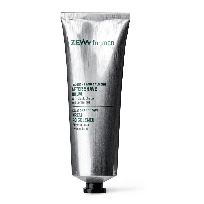 Zew for men crema dopobarba lenitiva e lenitiva con chaga nero e ceramidi 80ml