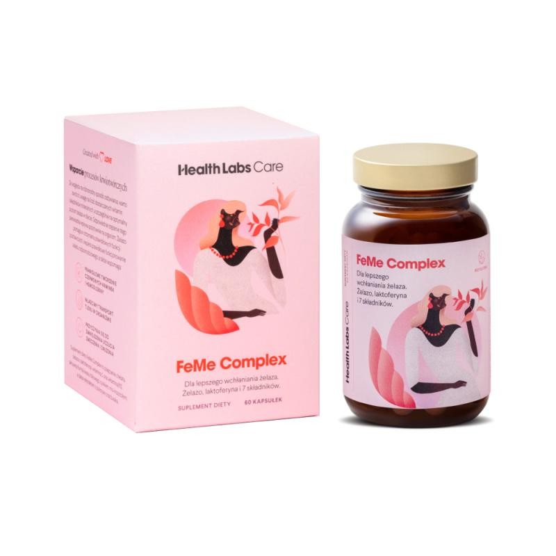 Healthlabs feme complex per un migliore assorbimento del ferro 60 capsule