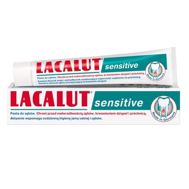 Lacalut dentifricio delicato per denti sensibili 75 ml