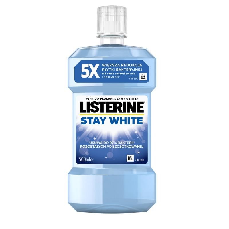 Listerine collutorio stay white collutorio 500ml