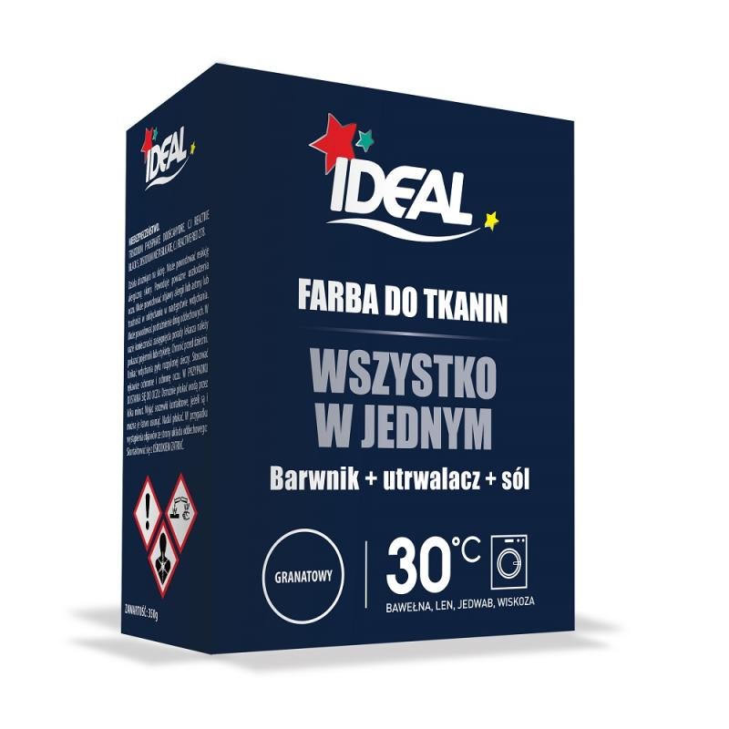Ideal tintura tutto in uno per vestiti blu navy 350 g