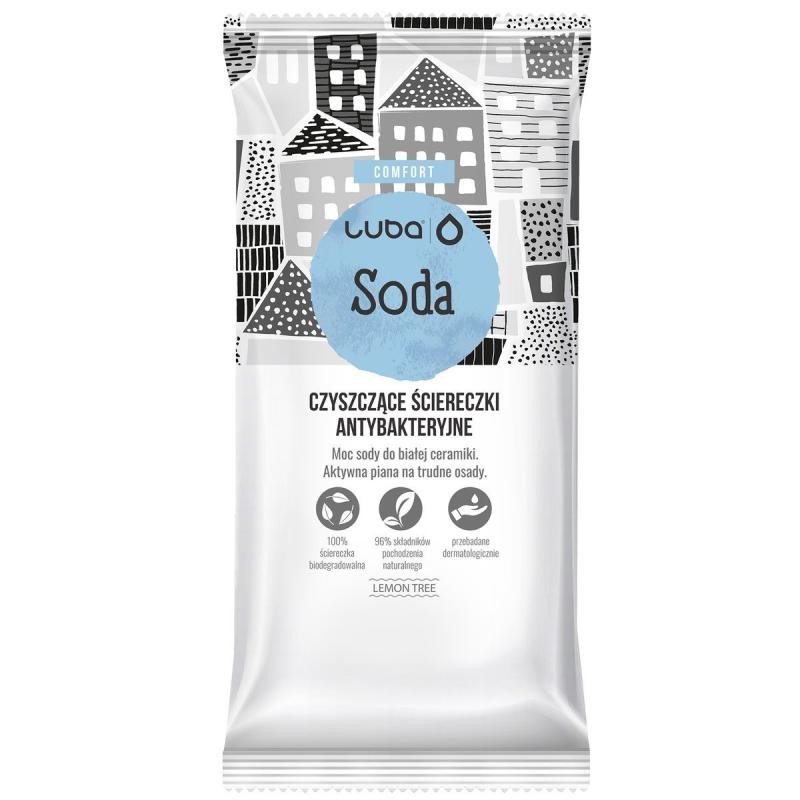 Luba salviette antibatteriche alla soda 24 pezzi