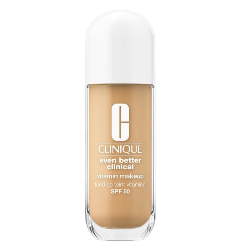 Clinique fondotinta even better clinical vitamin makeup spf50, leggero e medio, 30 ml